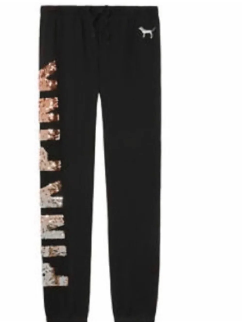 VS PINK Classic jogger Gold silver Ombre Bling Medium